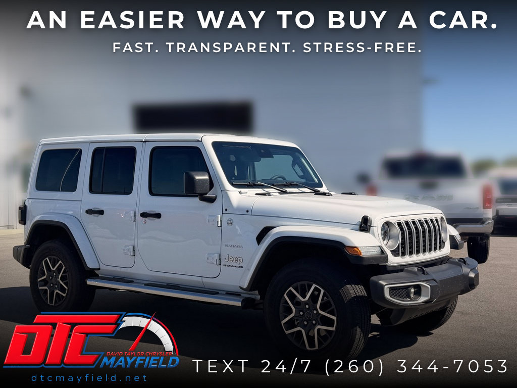 Used 2024 Jeep Wrangler Unlimited Sahara w/ Technology Group AWD/4WD image 1