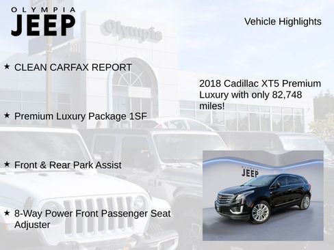 Used 2018 Cadillac XT5 Premium Luxury image 7