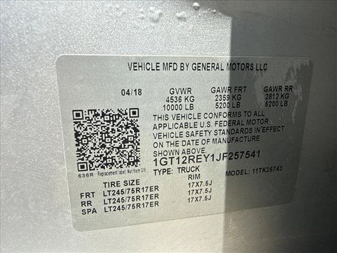 Used 2018 GMC Sierra 2500 4x4 Crew Cab w/ Sierra Convenience Package image 20