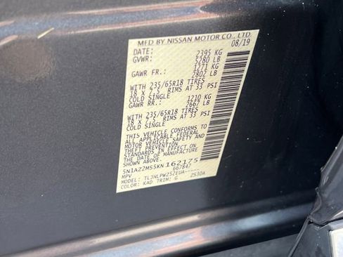 Used 2019 Nissan Murano S w/ Cargo Package image 33