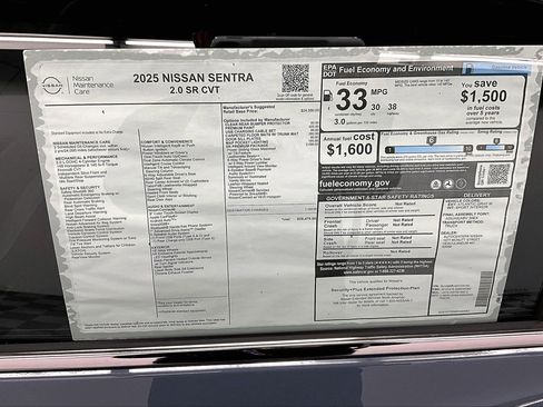 New 2025 Nissan Sentra SR w/ SR Premium Package FWD image 39