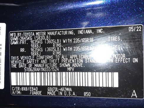 Used 2022 Toyota Highlander XLE image 33