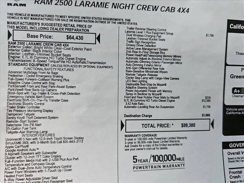 New 2025 RAM 2500 Laramie w/ Night Edition image 18