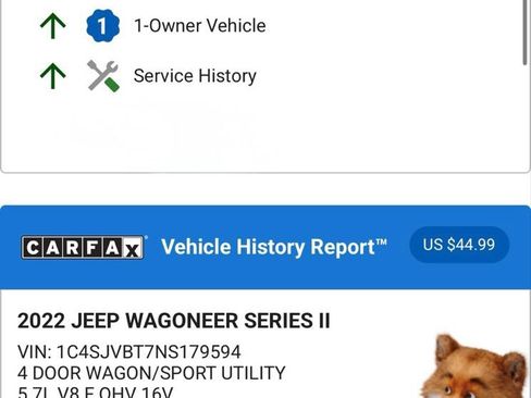 Used 2022 Jeep Wagoneer Series II w/ Convenience Group I image 5