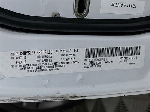 Used 2012 Chrysler 300 SRT8 w/ Leather Interior Group image 11