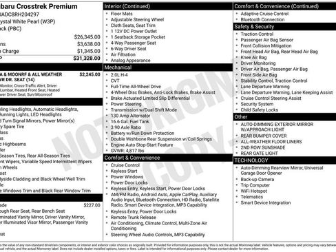 Certified 2024 Subaru Crosstrek 2.0i Premium image 25