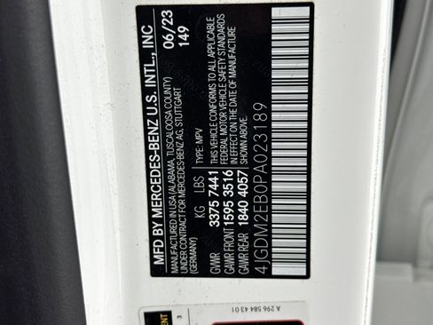 Used 2023 Mercedes-Benz EQS 450+ 4MATIC SUV image 18