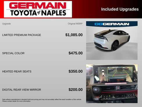 Used 2026 Toyota Prius Plug-In Hybrid w/ Limited Premium Package image 4