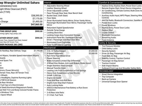 Used 2019 Jeep Wrangler Unlimited Sahara w/ Cold Weather Group image 5