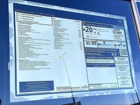 New 2026 Land Rover Defender 110 X-Dynamic SE image 16