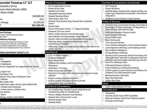 Used 2024 Chevrolet Traverse LT FWD image 5