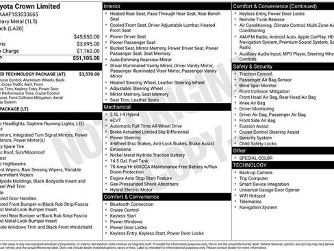 Used 2025 Toyota Crown Limited w/ Advanced Technology Package image 8