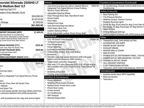 Used 2020 Chevrolet Silverado 2500 LT w/ Fleet Comfort Package AWD/4WD image 1