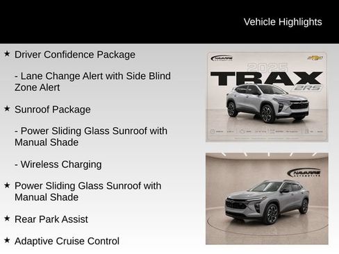 Used 2025 Chevrolet Trax RS w/ Sunroof Package FWD image 10