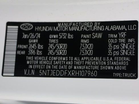 Certified 2024 Hyundai Santa Cruz Limited image 30