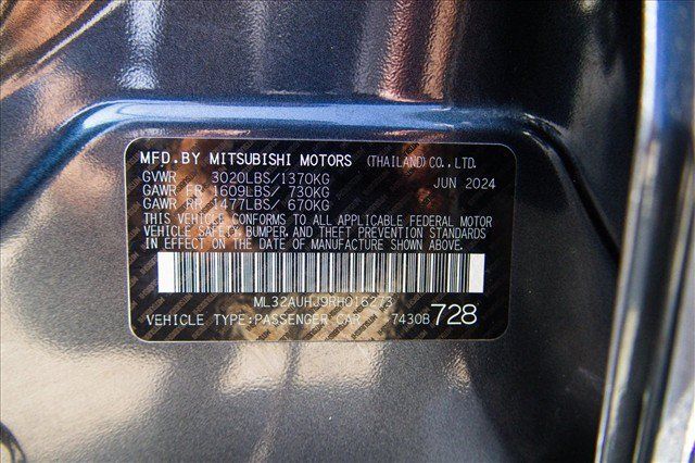 Used 2024 Mitsubishi Mirage ES FWD image 26