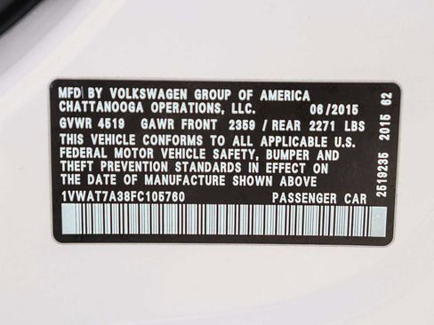 Used 2015 Volkswagen Passat 1.8T Limited Edition image 36