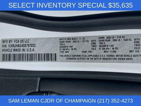 New 2025 Jeep Grand Cherokee Altitude image 29