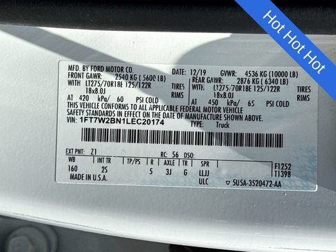 Used 2020 Ford F250 XLT w/ XLT Value Package AWD/4WD image 31