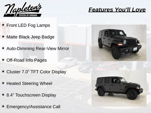 Used 2022 Jeep Wrangler Unlimited Sport AWD/4WD image 32