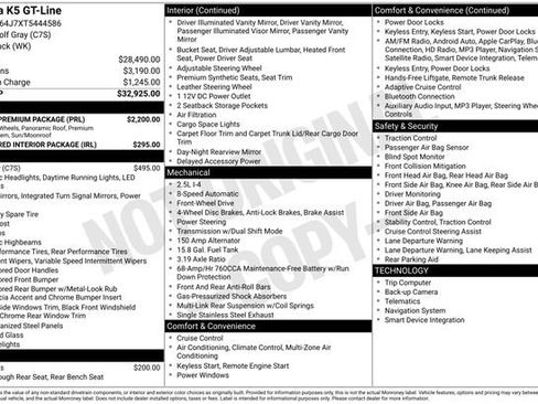 New 2026 Kia K5 GT-Line w/ GT-Line Premium Package image 22