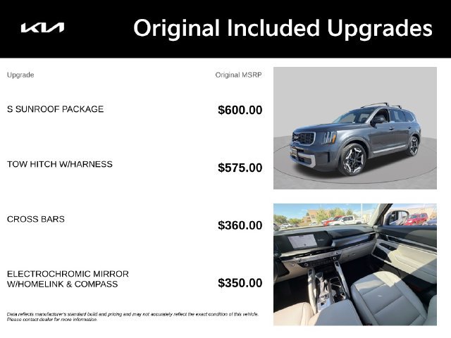 Certified 2024 Kia Telluride S w/ S Sunroof Package AWD/4WD image 8