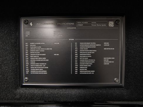 Certified 2025 Ferrari Roma Spider image 20