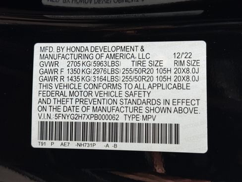 Used 2023 Honda Pilot Touring image 47