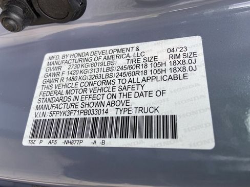 Used 2023 Honda Ridgeline RTL-E image 32