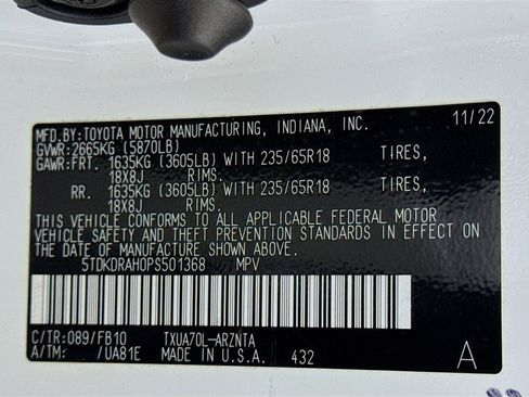 Used 2023 Toyota Highlander L image 40