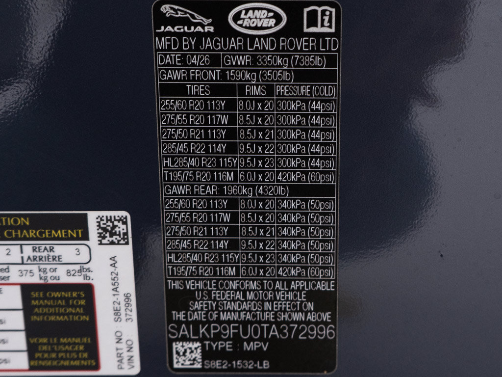 Used 2026 Land Rover Range Rover SE AWD/4WD image 47