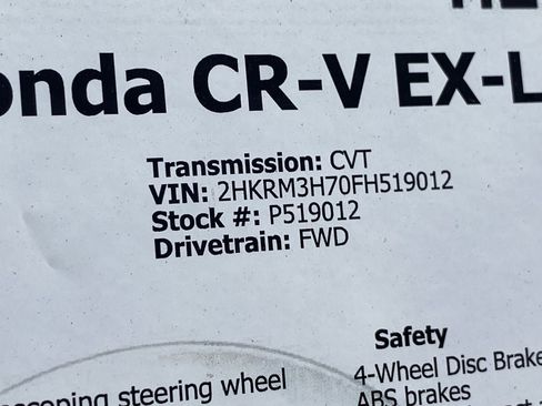Used 2015 Honda CR-V EX-L image 35