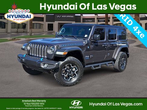 Used 2022 Jeep Wrangler Unlimited Rubicon 4xe image 1
