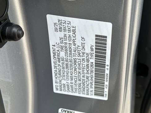 Certified 2026 Honda Odyssey EX-L image 38