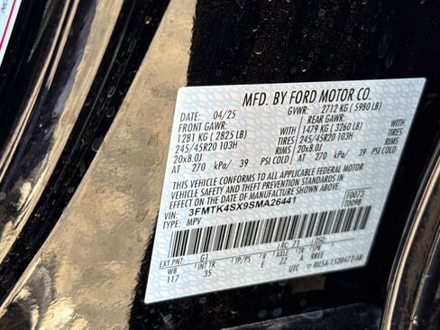 New 2025 Ford Mustang Mach-E GT w/ Interior Protection Package image 27