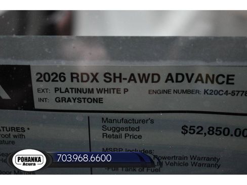 New 2026 Acura RDX SH-AWD w/ Advance Package image 38
