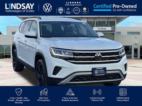 Certified 2023 Volkswagen Atlas SE w/ Black Wheel Package image 1
