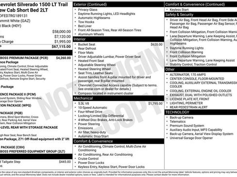 Used 2024 Chevrolet Silverado 1500 LT Trail Boss w/ LT Trail Boss Premium Package AWD/4WD image 35
