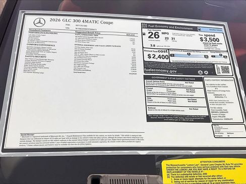 New 2026 Mercedes-Benz GLC 300 4MATIC image 18