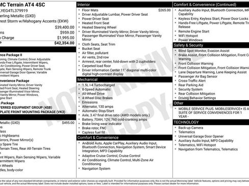 New 2026 GMC Terrain AT4 AWD/4WD image 22