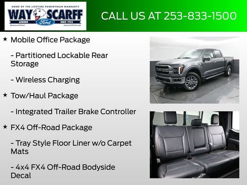 New 2025 Ford F150 Lariat w/ Equipment Group 501A Mid image 12