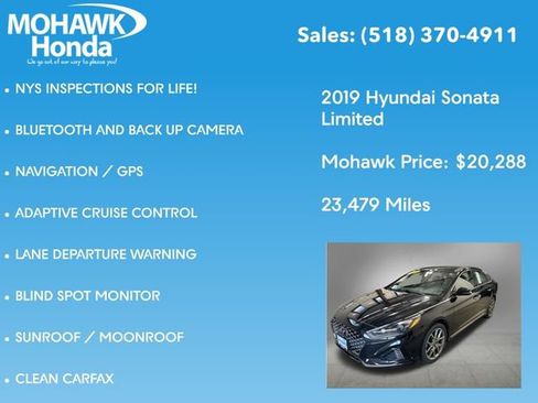 Used 2019 Hyundai Sonata Limited FWD image 7