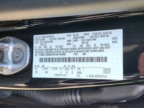 Certified 2023 Ford Escape ST-Line Select w/ Tech Pack #2 AWD/4WD image 35