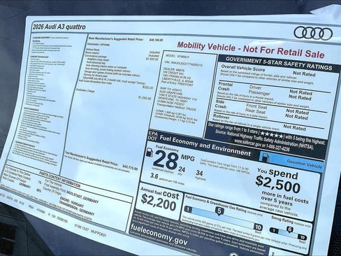 New 2026 Audi A3 2.0T Premium w/ Convenience Package image 19