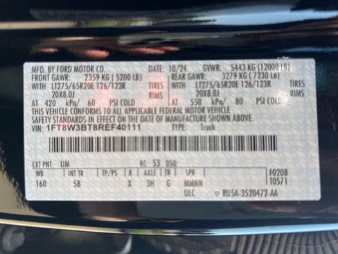 Used 2024 Ford F350 Lariat w/ Chrome Package AWD/4WD image 35