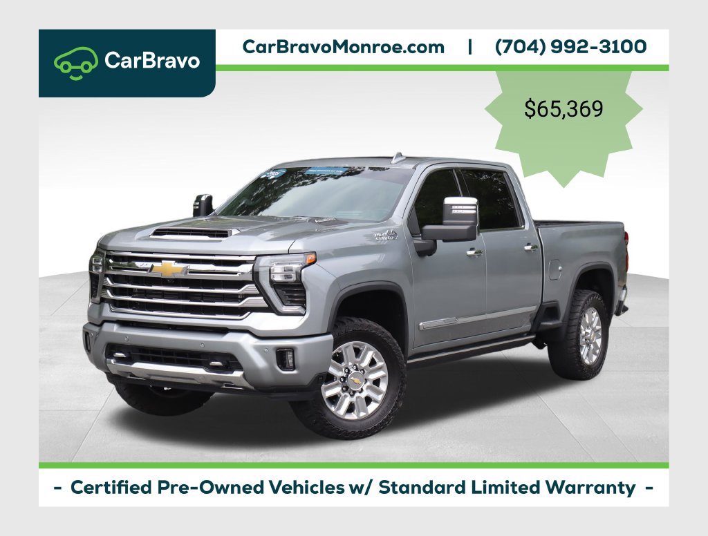 Certified 2025 Chevrolet Silverado 2500 High Country w/ Technology Package AWD/4WD 360° Tour