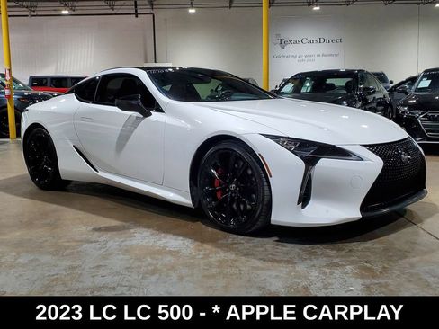 Used 2023 Lexus LC 500 Coupe w/ Sport Package RWD image 3