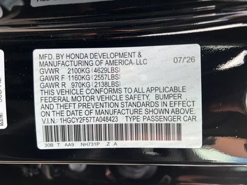 New 2026 Honda Accord Sport image 20