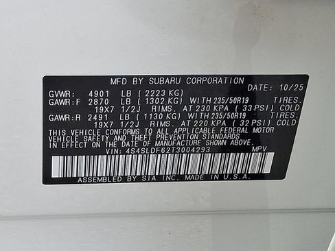 Certified 2026 Subaru Forester Sport AWD/4WD image 28