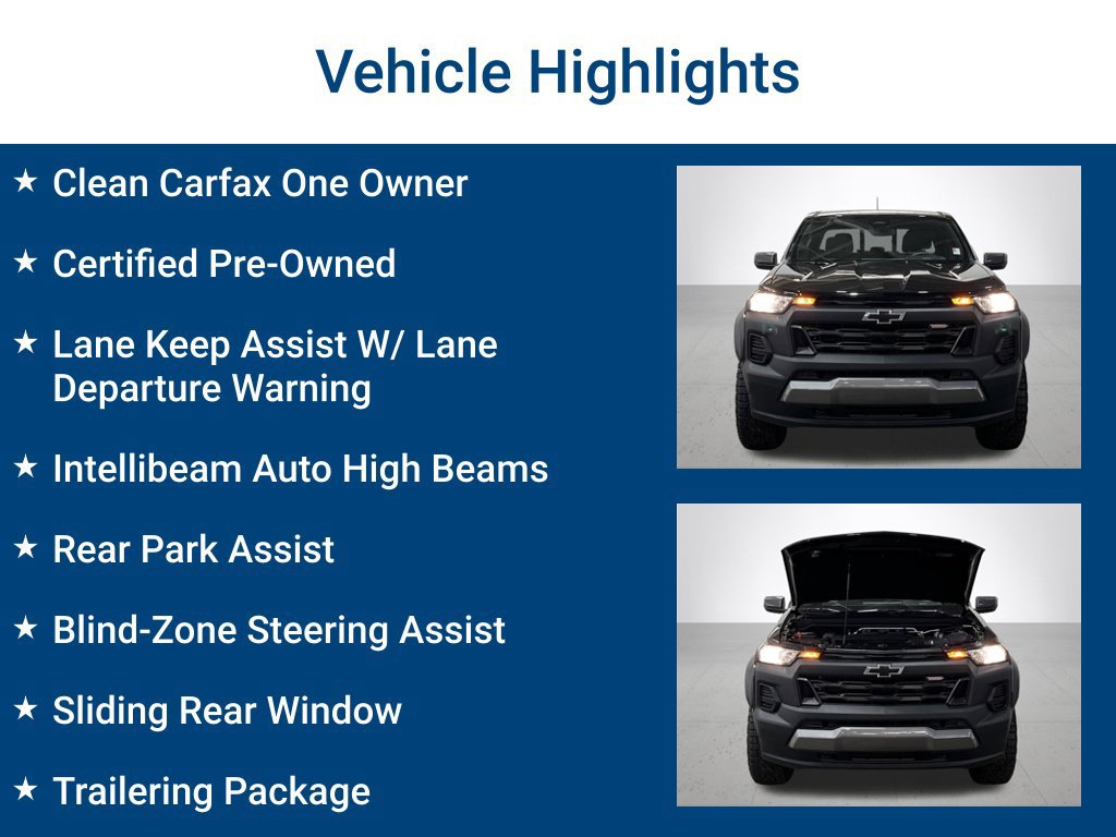 Certified 2025 Chevrolet Colorado Trail Boss AWD/4WD image 3